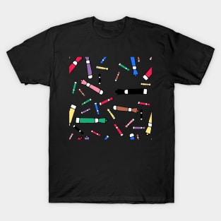 Dry erase marker pattern T-Shirt